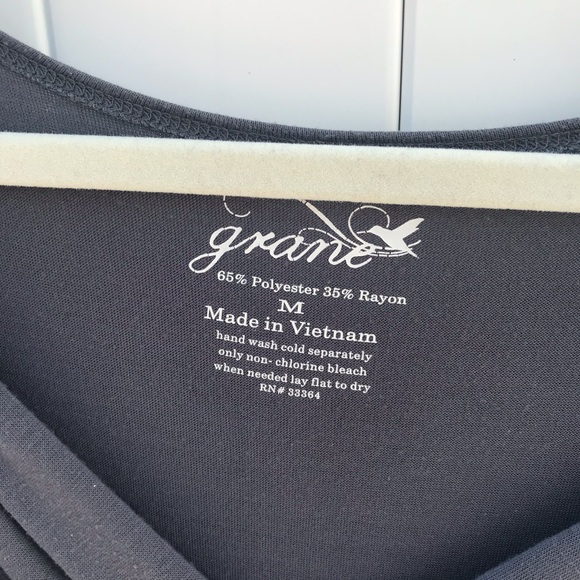 Casual Gray Dress. Size M - Picture 4 of 4